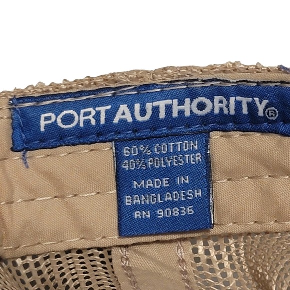 Port Authority Cyncon Unisex Brown‎ Black Camo Adjustable Snapback Trucker Cap - Picture 6 of 7